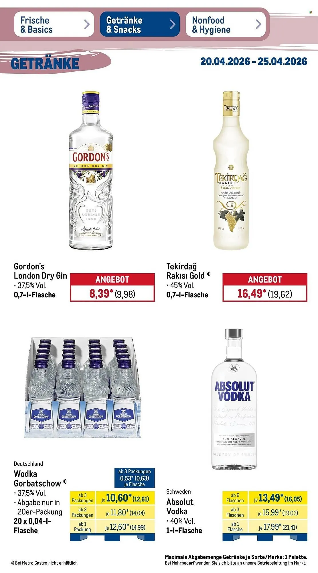 METRO Prospekt von 20. April bis 25. April 2026 - Prospekt seite 31