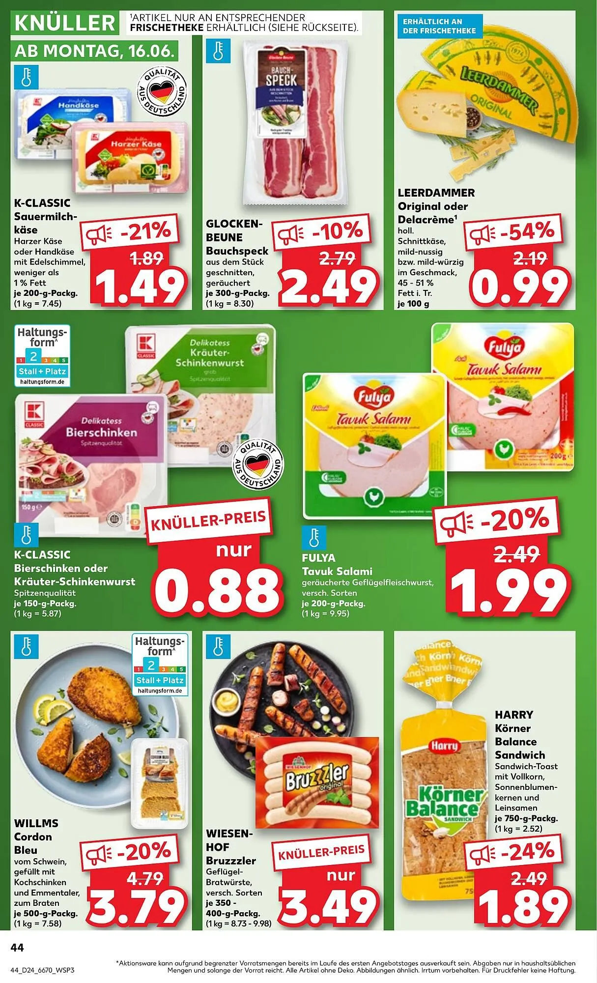 Kaufland Prospekt von 12. Juni bis 18. Juni 2025 - Prospekt seite 44
