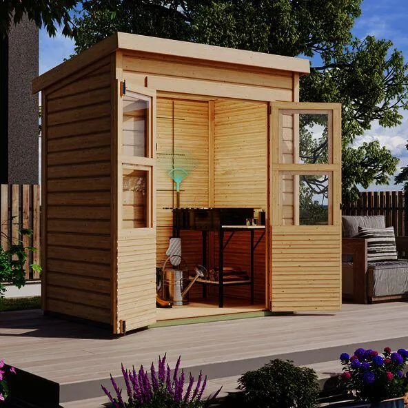 Gartenhaus Wallendorf, naturbelassen