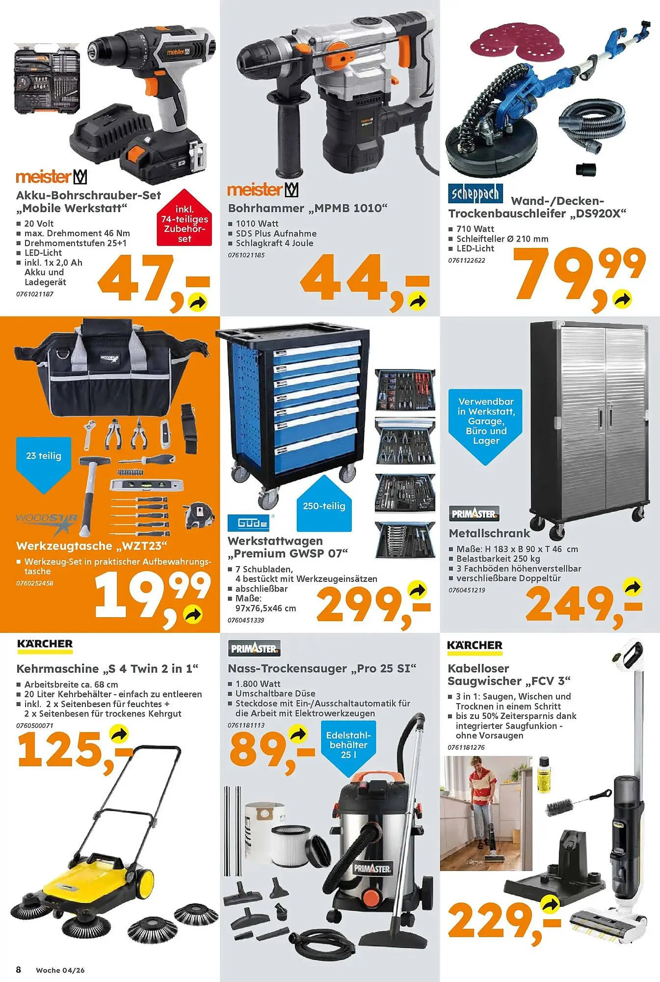 Globus Baumarkt Prospekt von 18. Januar bis 24. Januar 2026 - Prospekt seite 8