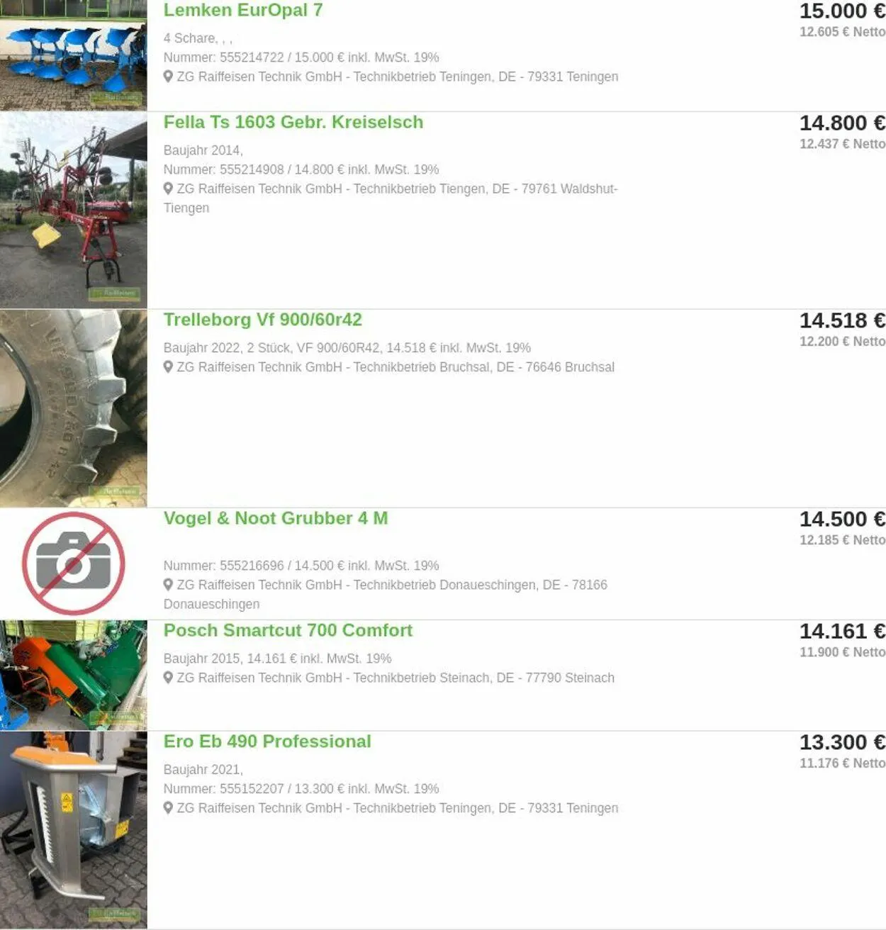 ZG Raiffeisen Aktueller Prospekt von 17. März bis 26. März 2025 - Prospekt seite 19