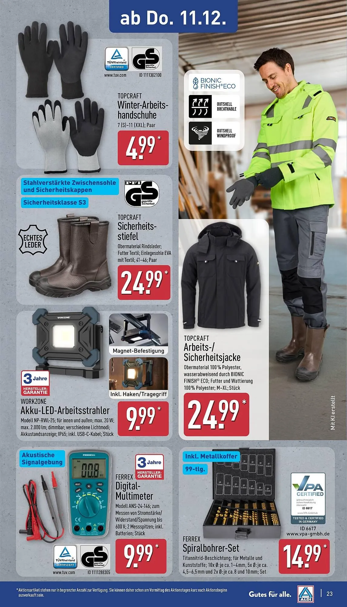 Aldi Nord Prospekt von 8. Dezember bis 13. Dezember 2025 - Prospekt seite 23