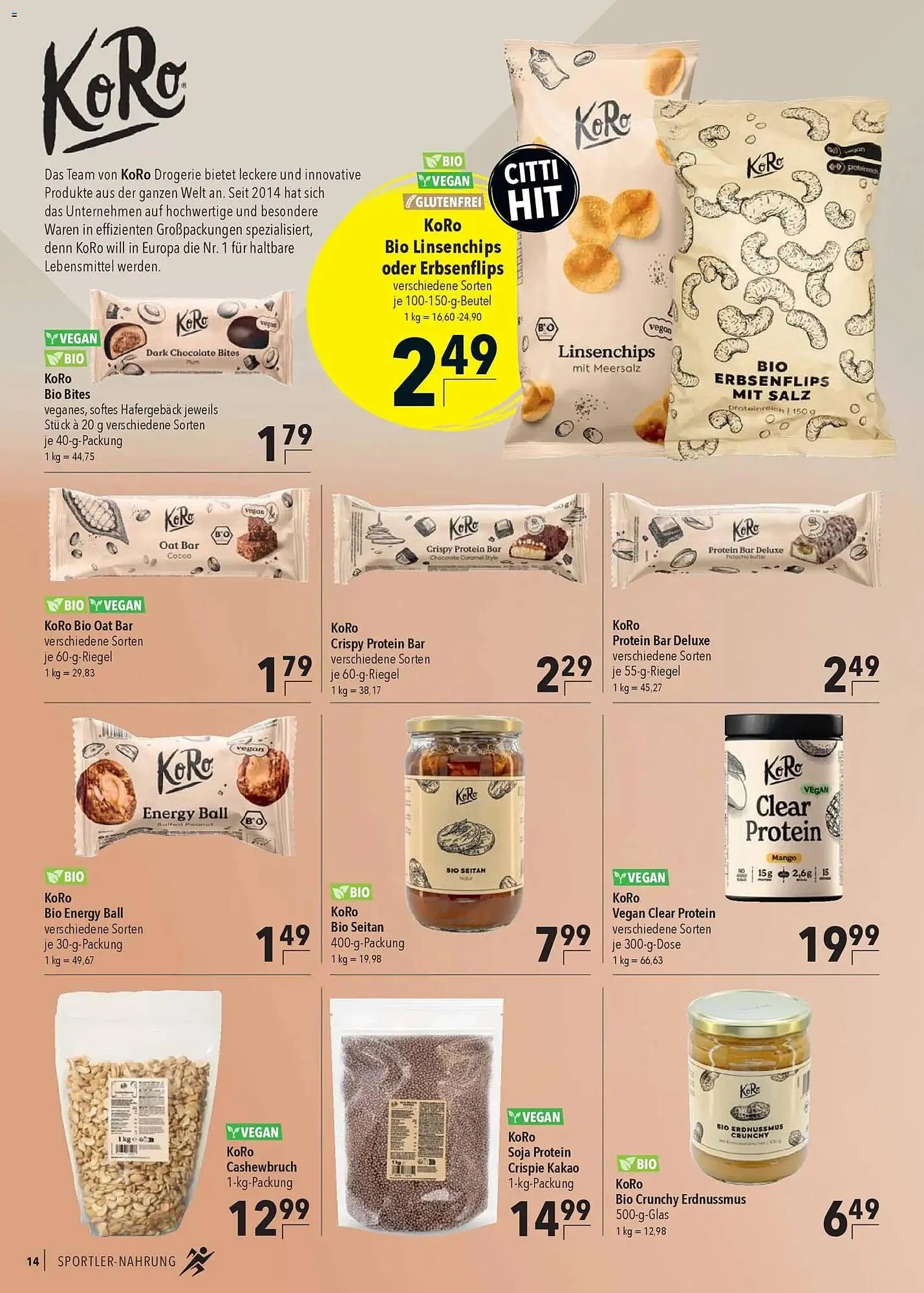 CITTI Markt Prospekt von 2. Januar bis 27. Januar 2026 - Prospekt seite 14