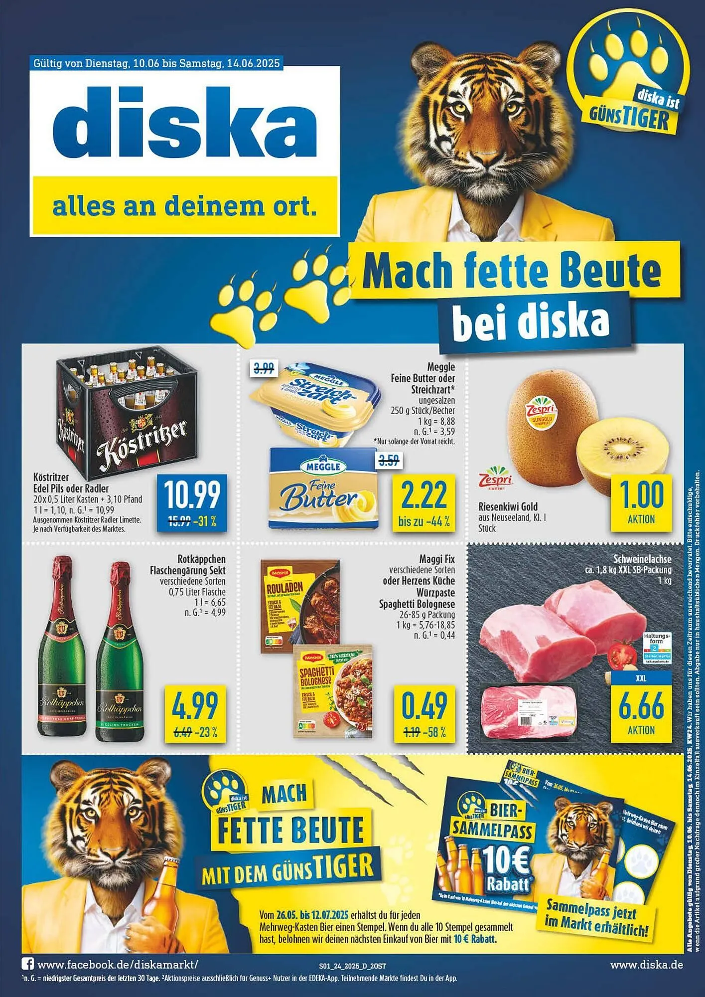 diska Prospekt von 10. Juni bis 14. Juni 2025 - Prospekt seite 1