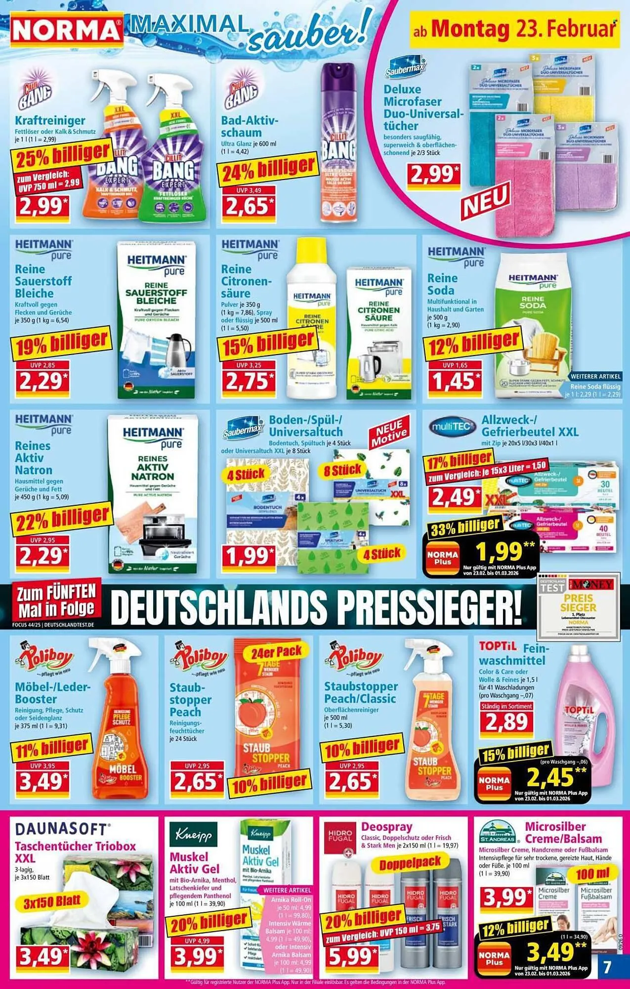 Norma Prospekt von 23. Februar bis 1. März 2026 - Prospekt seite 7