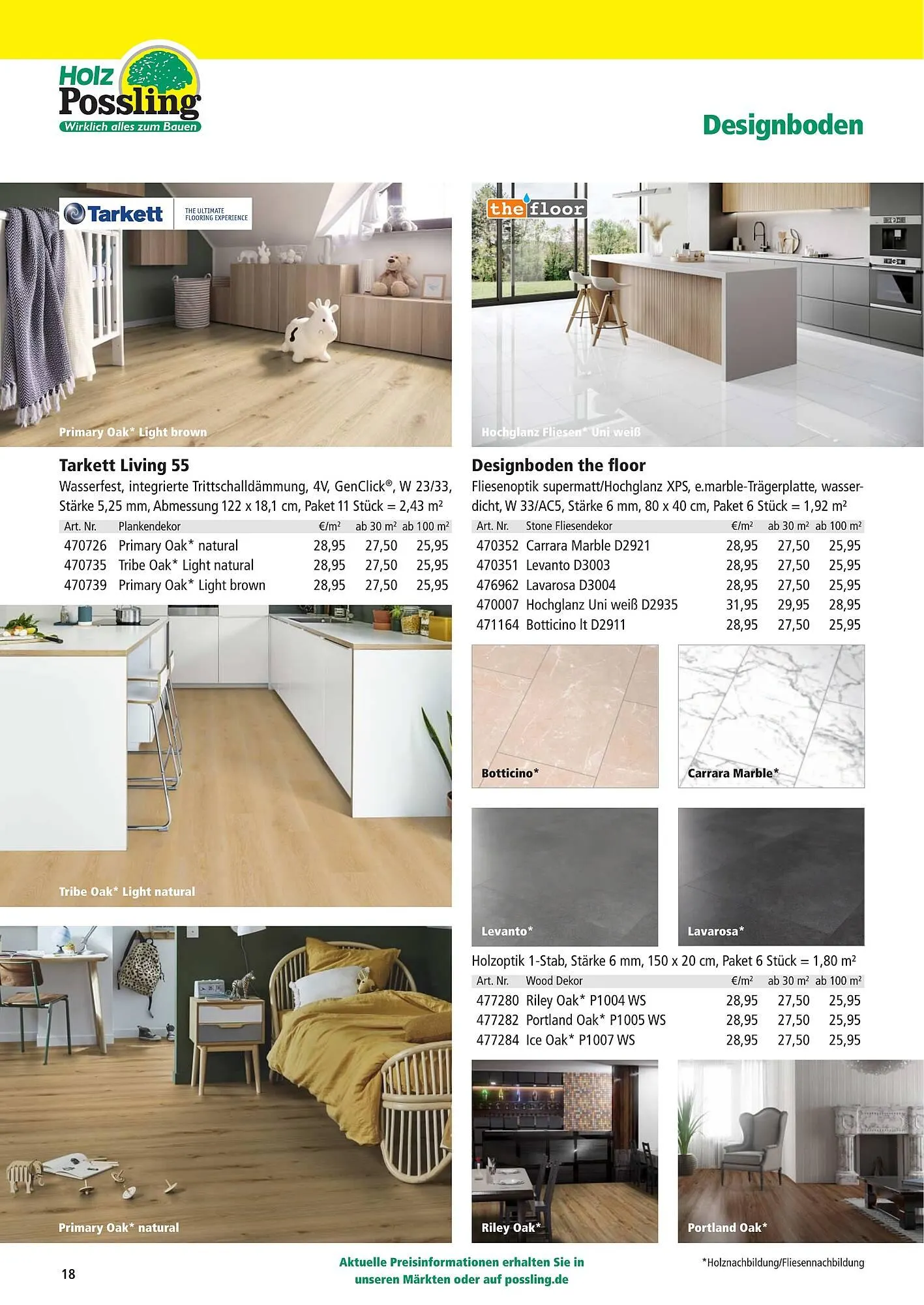 Holz Possling Prospekt von 1. April bis 31. Juli 2026 - Prospekt seite 18