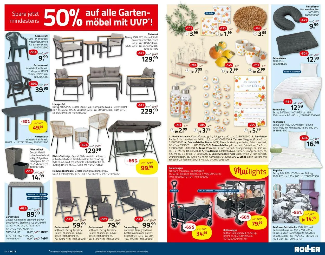 Roller Aktueller Prospekt von 18. Mai bis 24. Mai 2025 - Prospekt seite 8