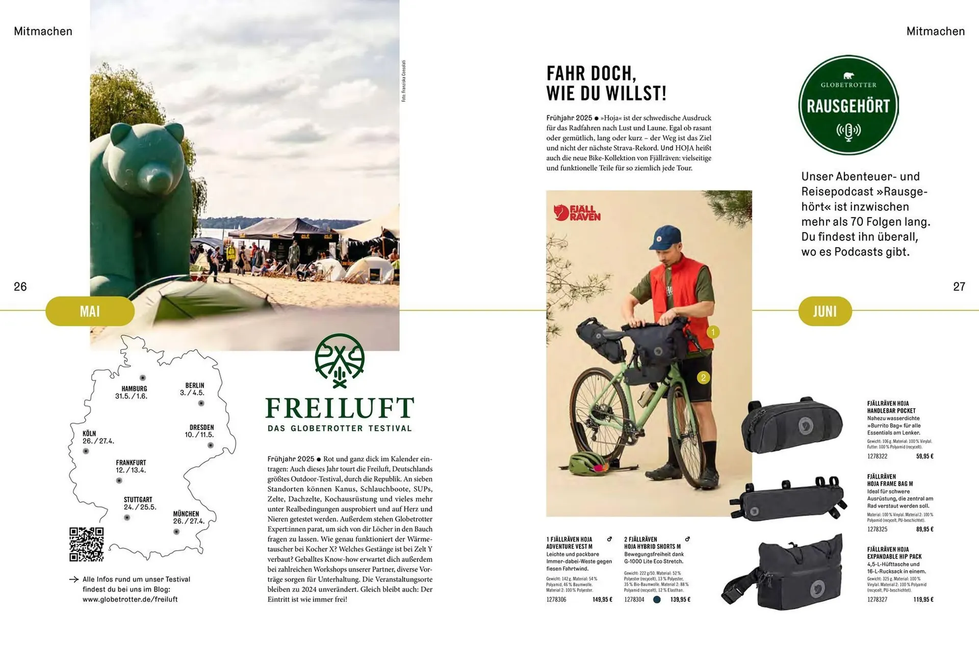 Globetrotter Prospekt von 26. September bis 31. Dezember 2025 - Prospekt seite 14