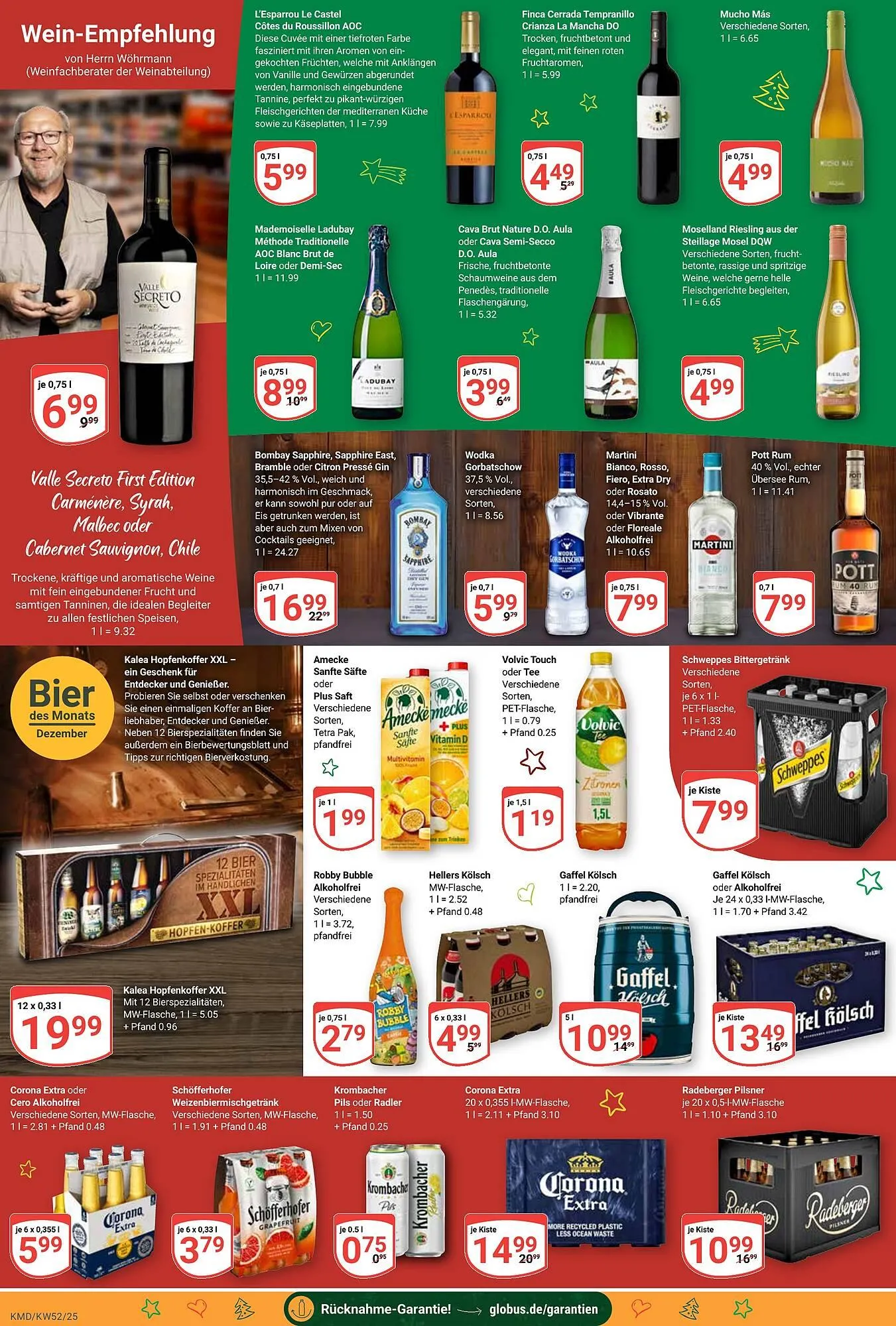 Globus Prospekt von 22. Dezember bis 27. Dezember 2025 - Prospekt seite 14