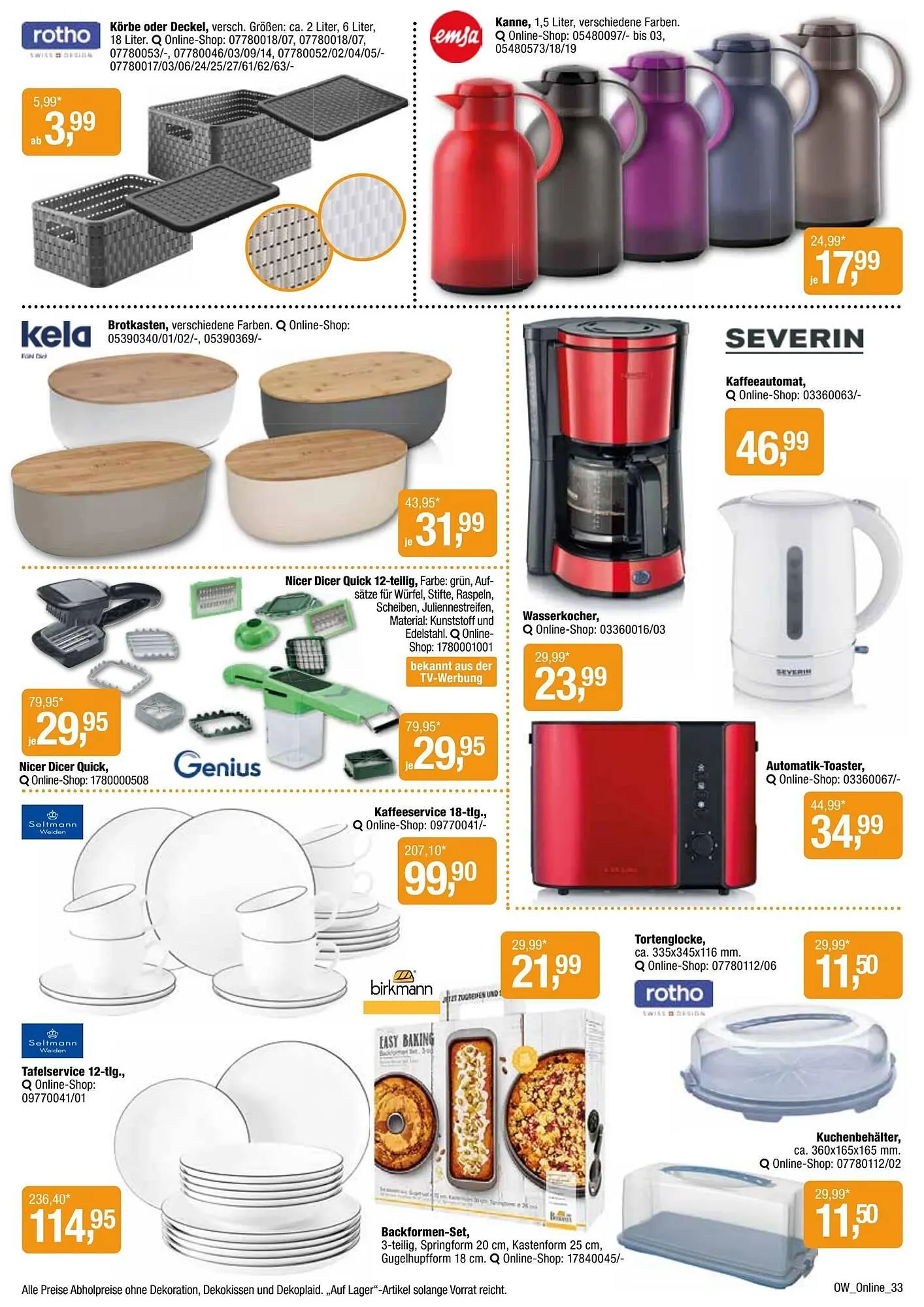 Opti Wohnwelt Prospekt von 13. April bis 24. April 2025 - Prospekt seite 33