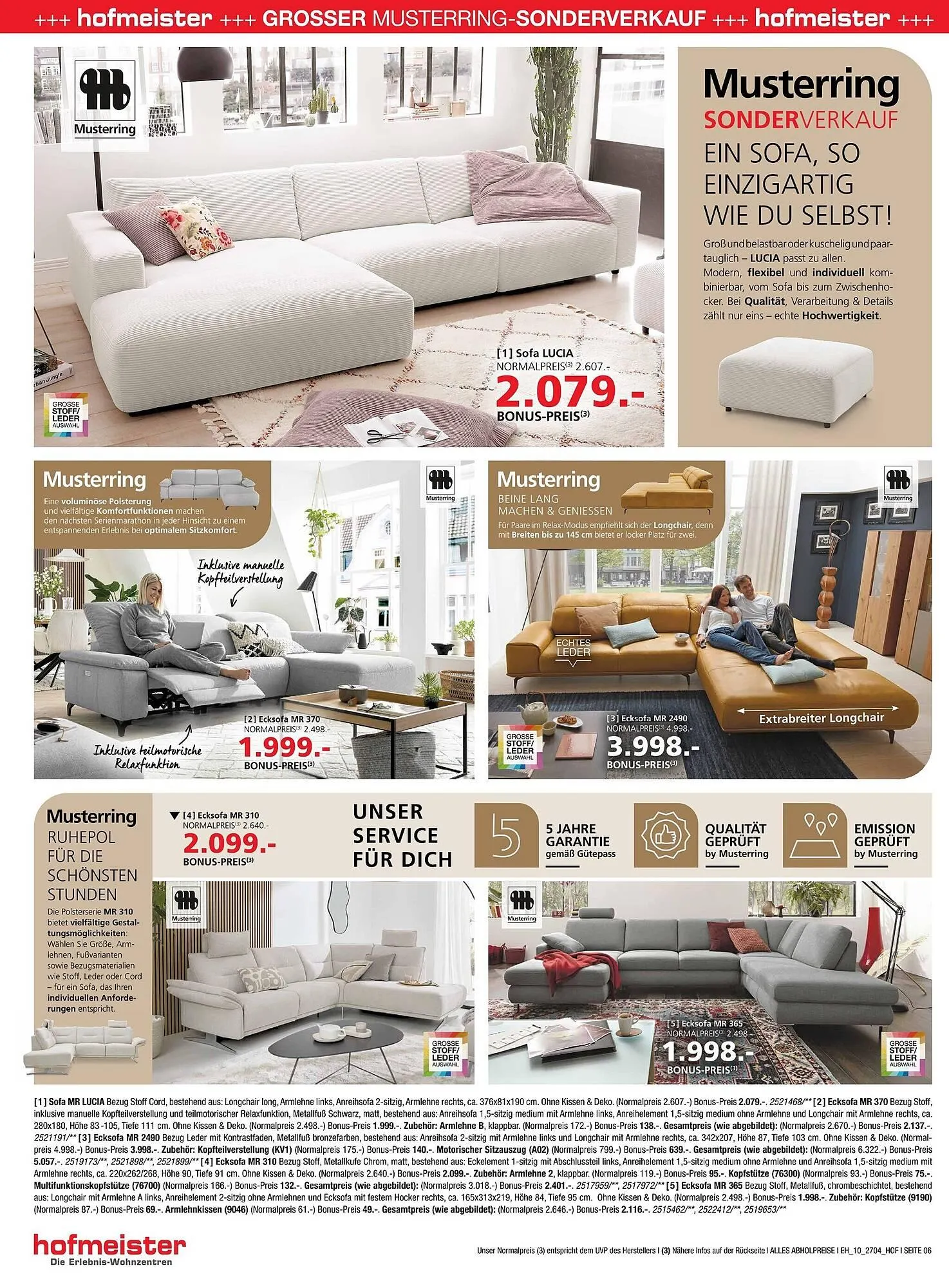 Hofmeister Prospekt von 18. März bis 7. April 2026 - Prospekt seite 6