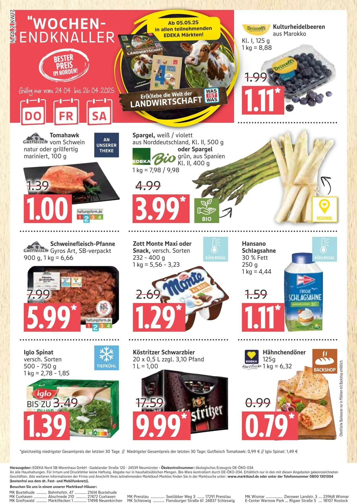 Marktkauf von 21. April bis 26. April 2025 - Prospekt seite 44