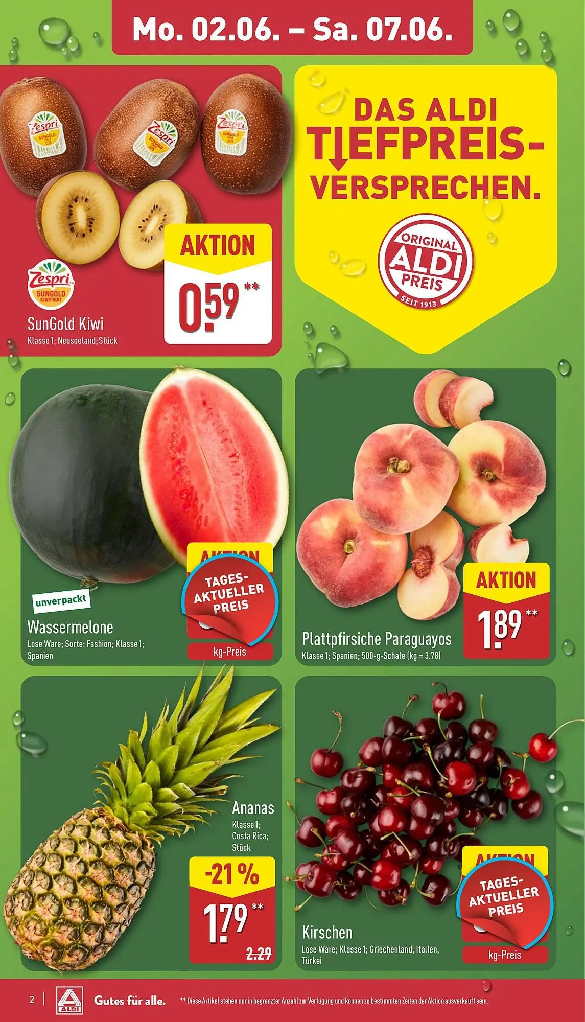 Aldi Nord Prospekt von 2. Juni bis 7. Juni 2025 - Prospekt seite 2