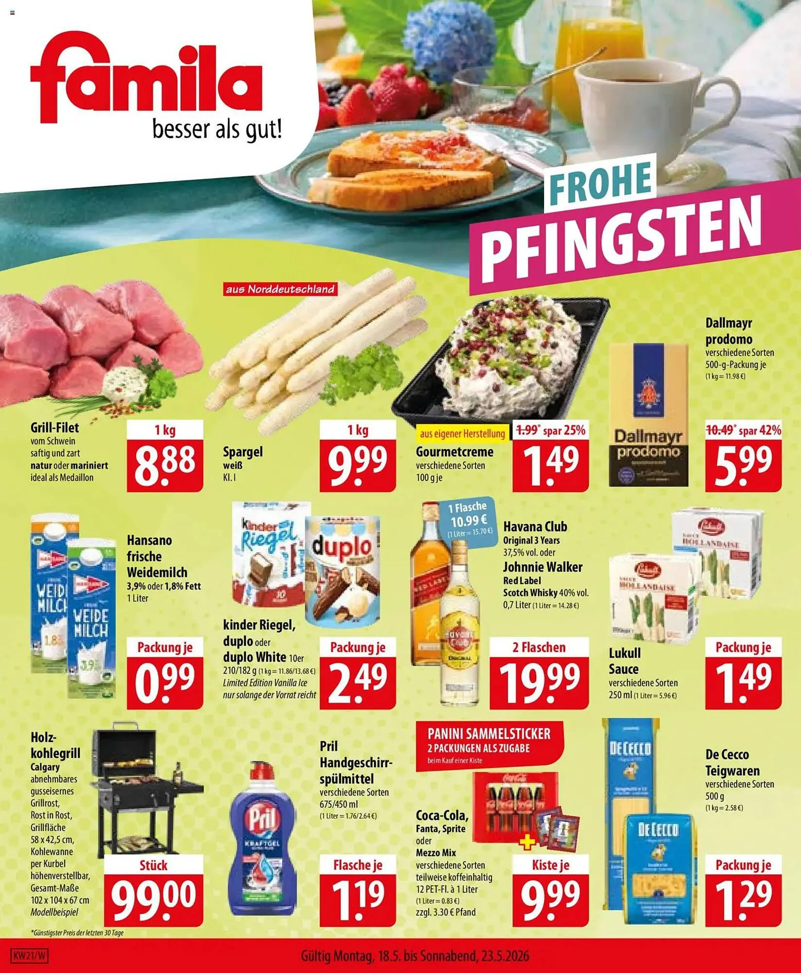 Famila Nord Ost Prospekt von 18. Mai bis 23. Mai 2026 - Prospekt seite 1