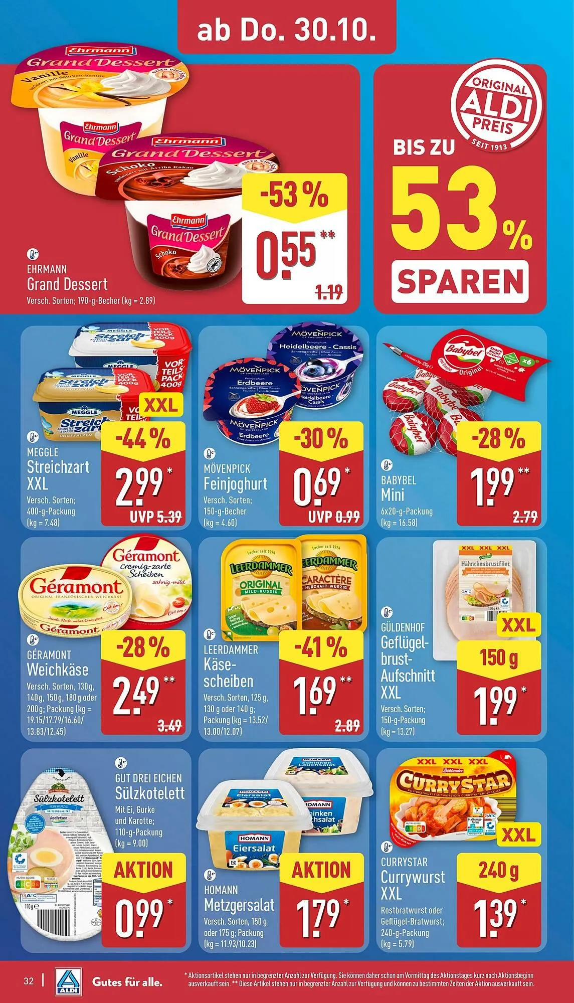 Aldi Nord Prospekt von 27. Oktober bis 2. November 2025 - Prospekt seite 32