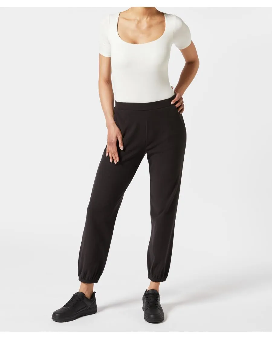 Jogginghose aus Mikrofleece Janina, elastischer Bund