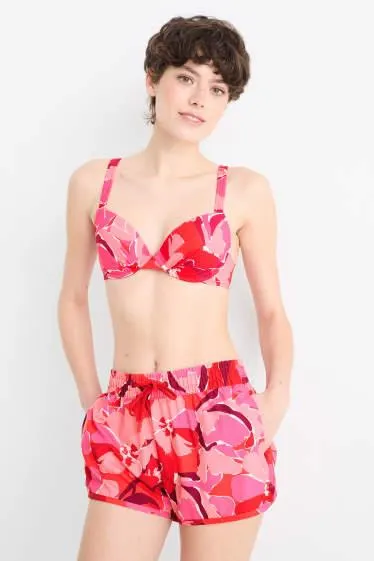 Swim shorts - LYCRA® - floral