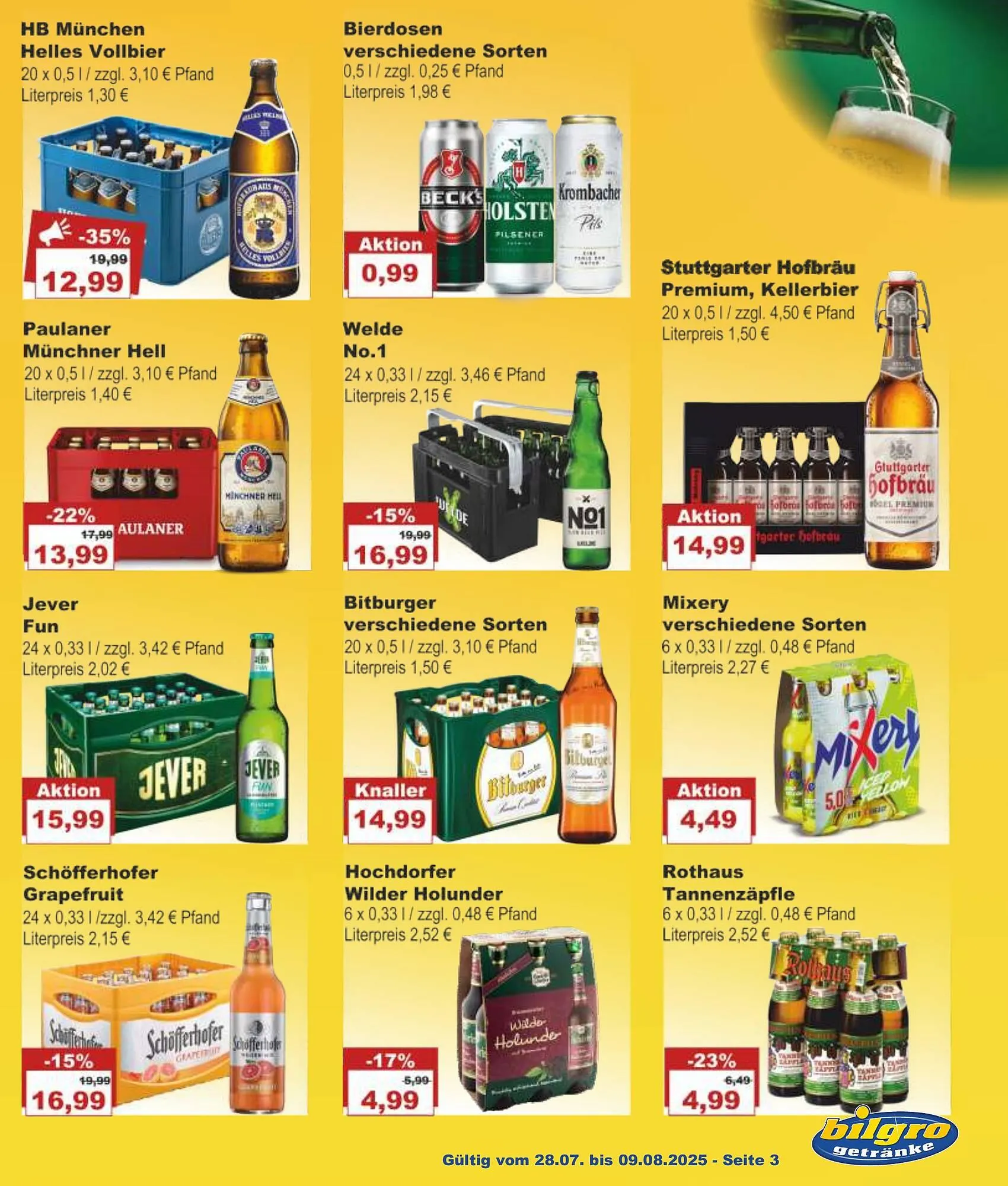 Bilgro Prospekt von 28. Juli bis 2. August 2025 - Prospekt seite 3