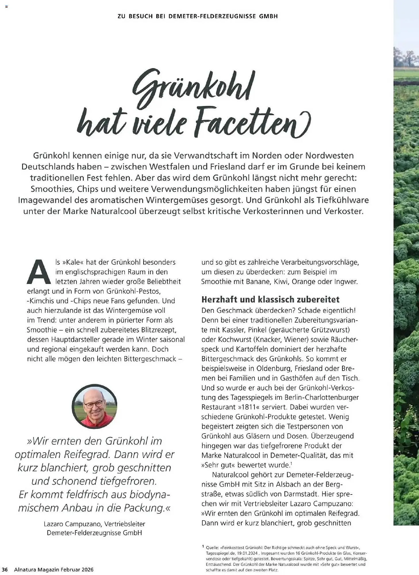 Alnatura Prospekt von 1. Februar bis 28. Februar 2026 - Prospekt seite 36