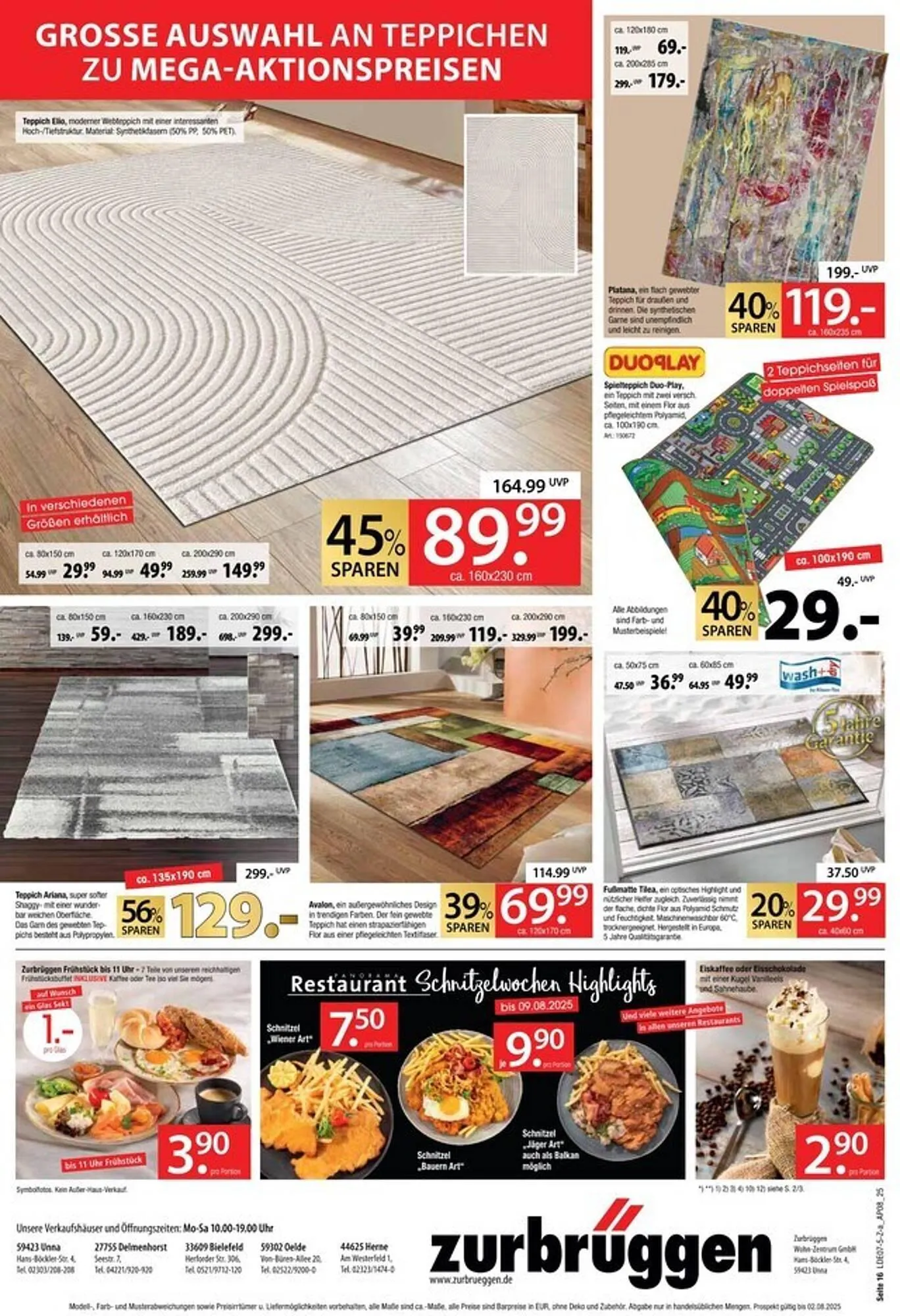 Zurbrüggen Prospekt von 19. Juli bis 2. August 2025 - Prospekt seite 20