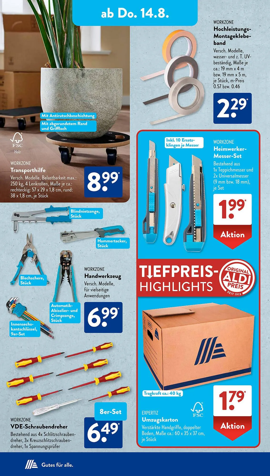 Aldi Süd Prospekt von 11. August bis 16. August 2025 - Prospekt seite 19