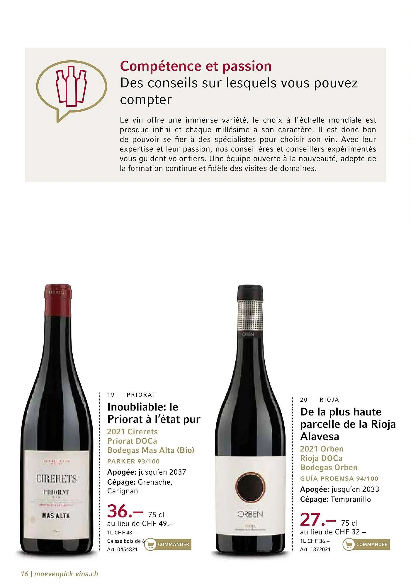 Mövenpick Wein Prospekt von 29. April bis 3. Mai 2025 - Prospekt seite 16