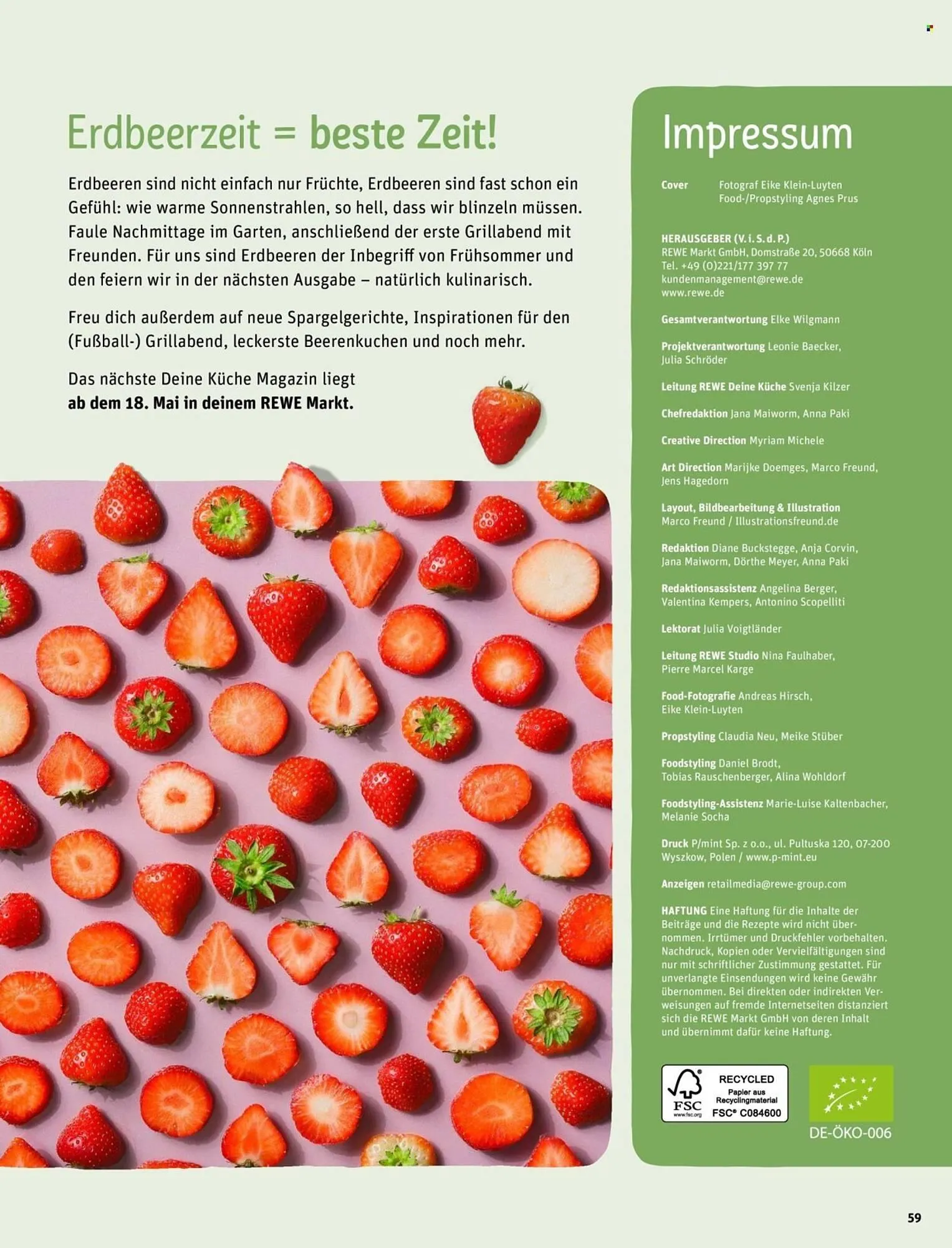 REWE Magazin von 4. März bis 12. März 2026 - Prospekt seite 59