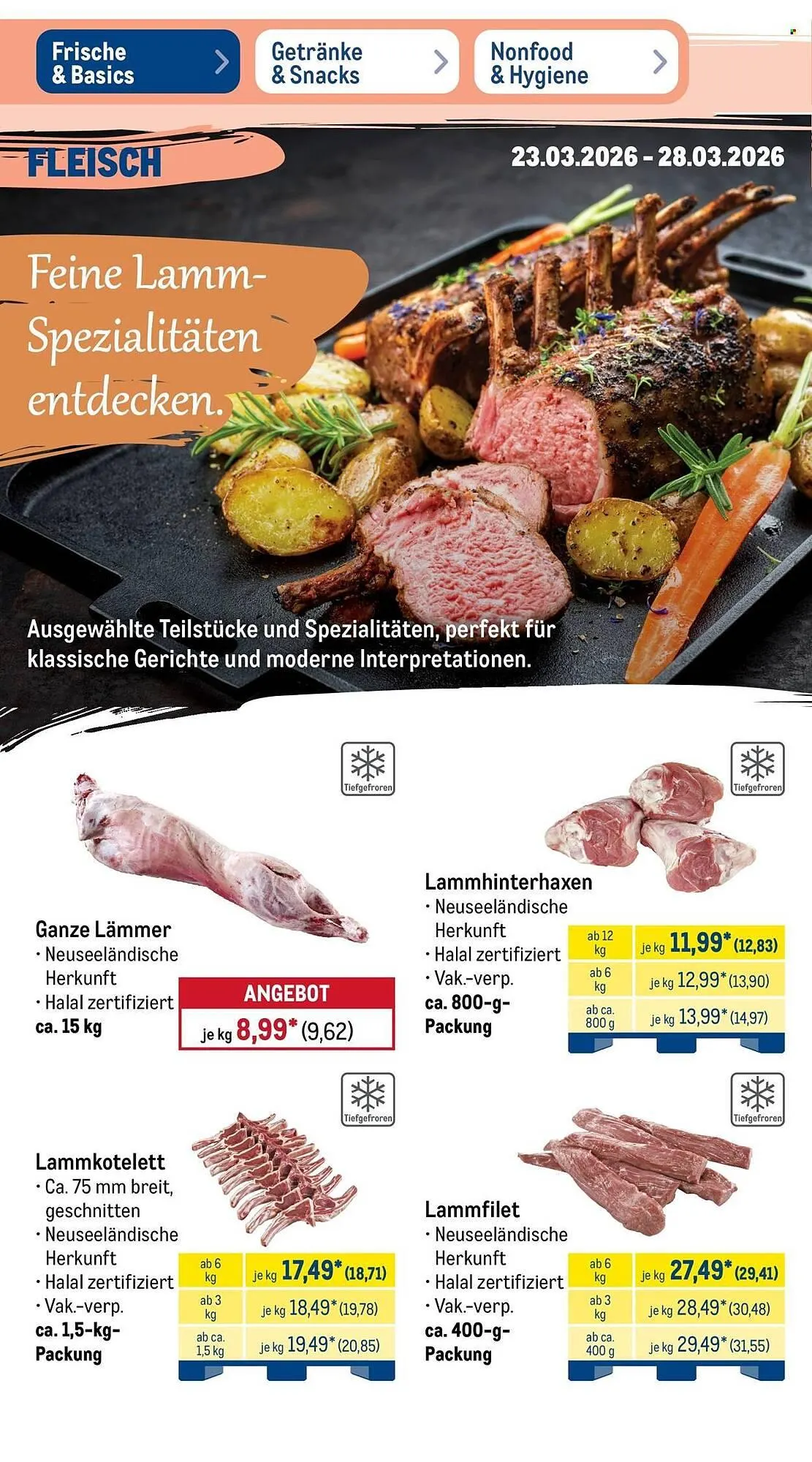 METRO Prospekt von 23. März bis 28. März 2026 - Prospekt seite 3