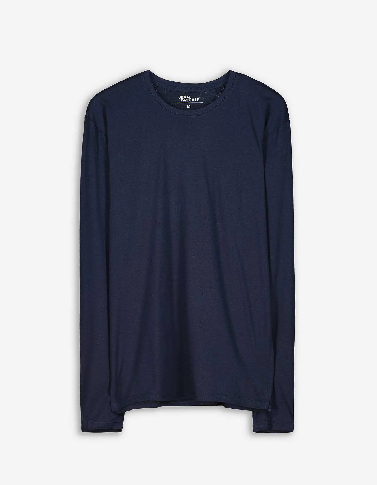 Langarmshirt - Rundhals-Ausschnitt - dunkelblau