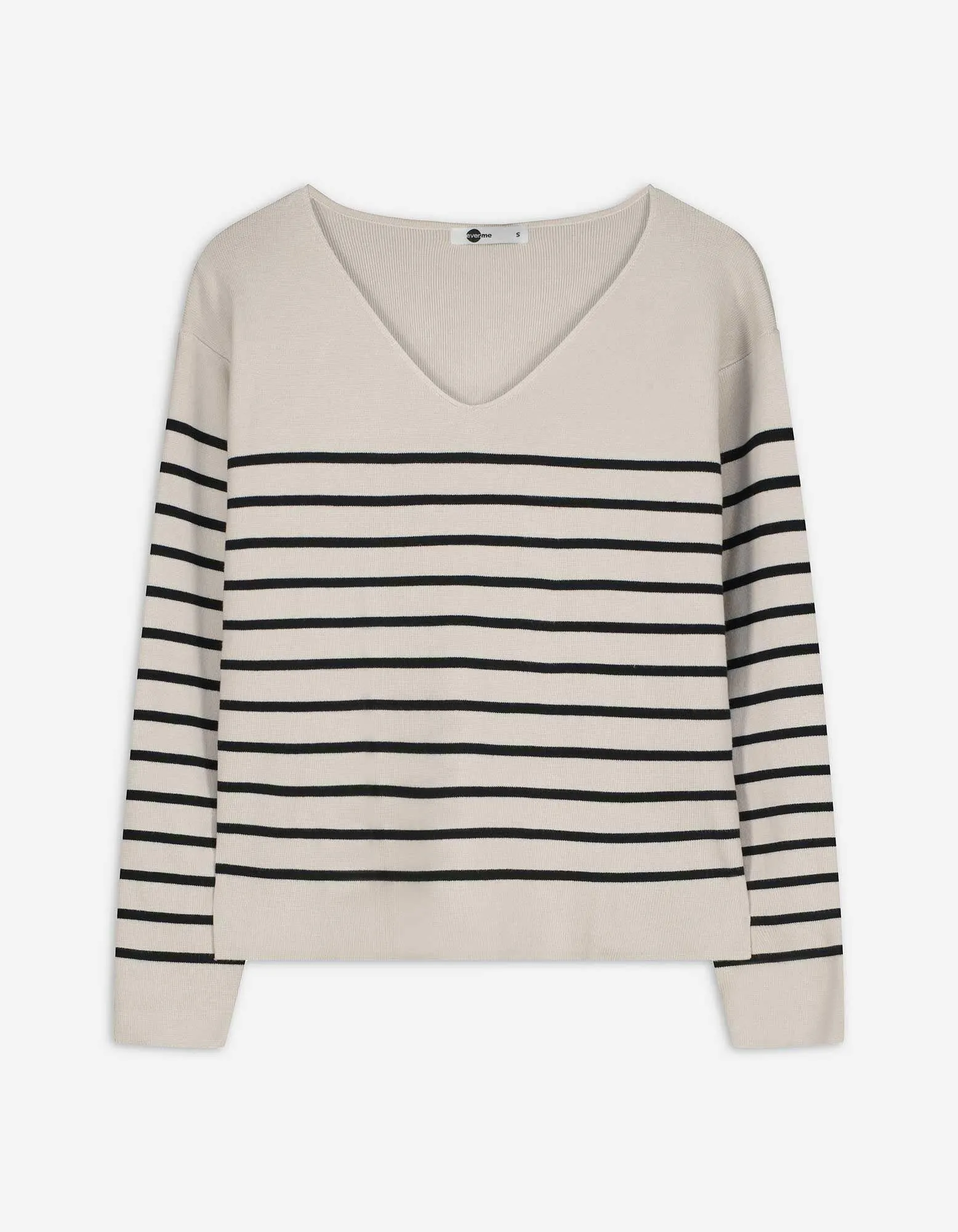 Strickpullover - Viskose-Mix - weiß