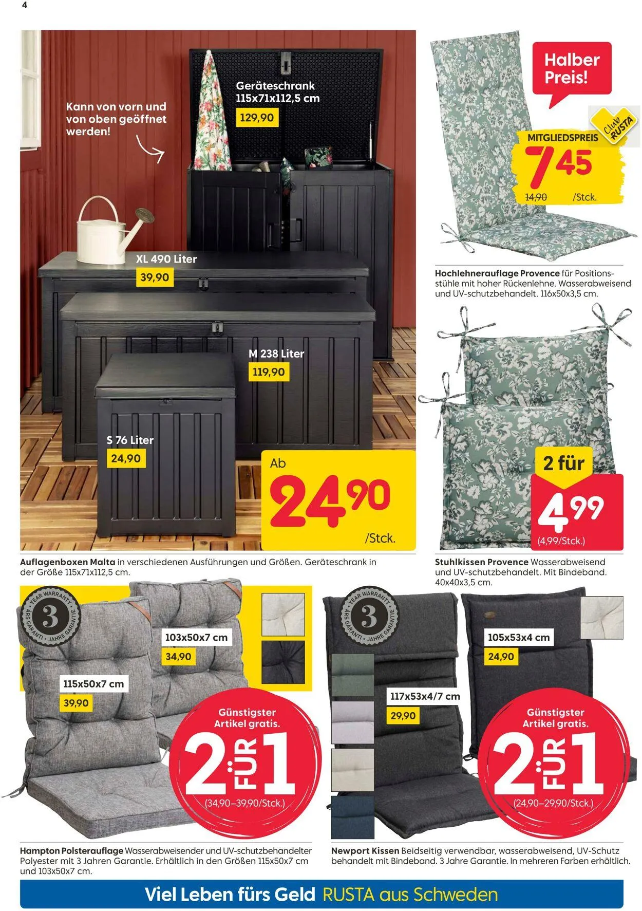 Rusta von 5. Mai bis 19. Mai 2025 - Prospekt seite 4