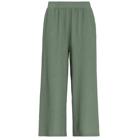 Damen Culotte mit strukturiertem Material