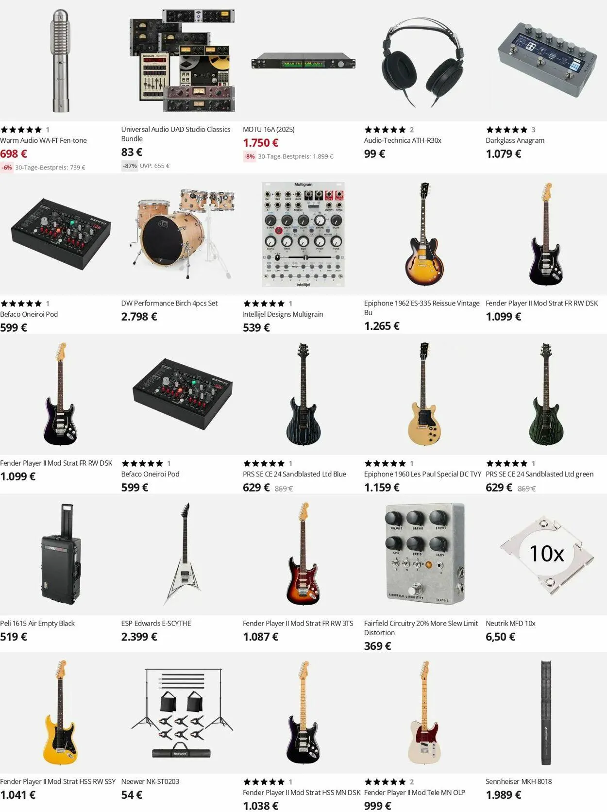 Thomann Aktueller Prospekt von 12. Mai bis 21. Mai 2025 - Prospekt seite 2