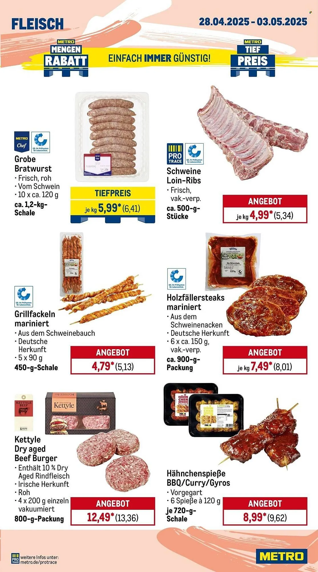 METRO Prospekt von 28. April bis 3. Mai 2025 - Prospekt seite 3