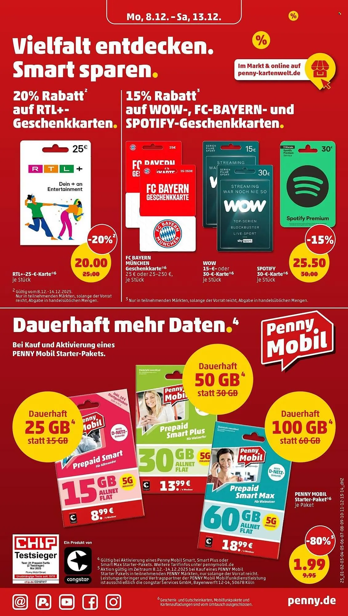 PENNY Prospekt von 8. Dezember bis 13. Dezember 2025 - Prospekt seite 29