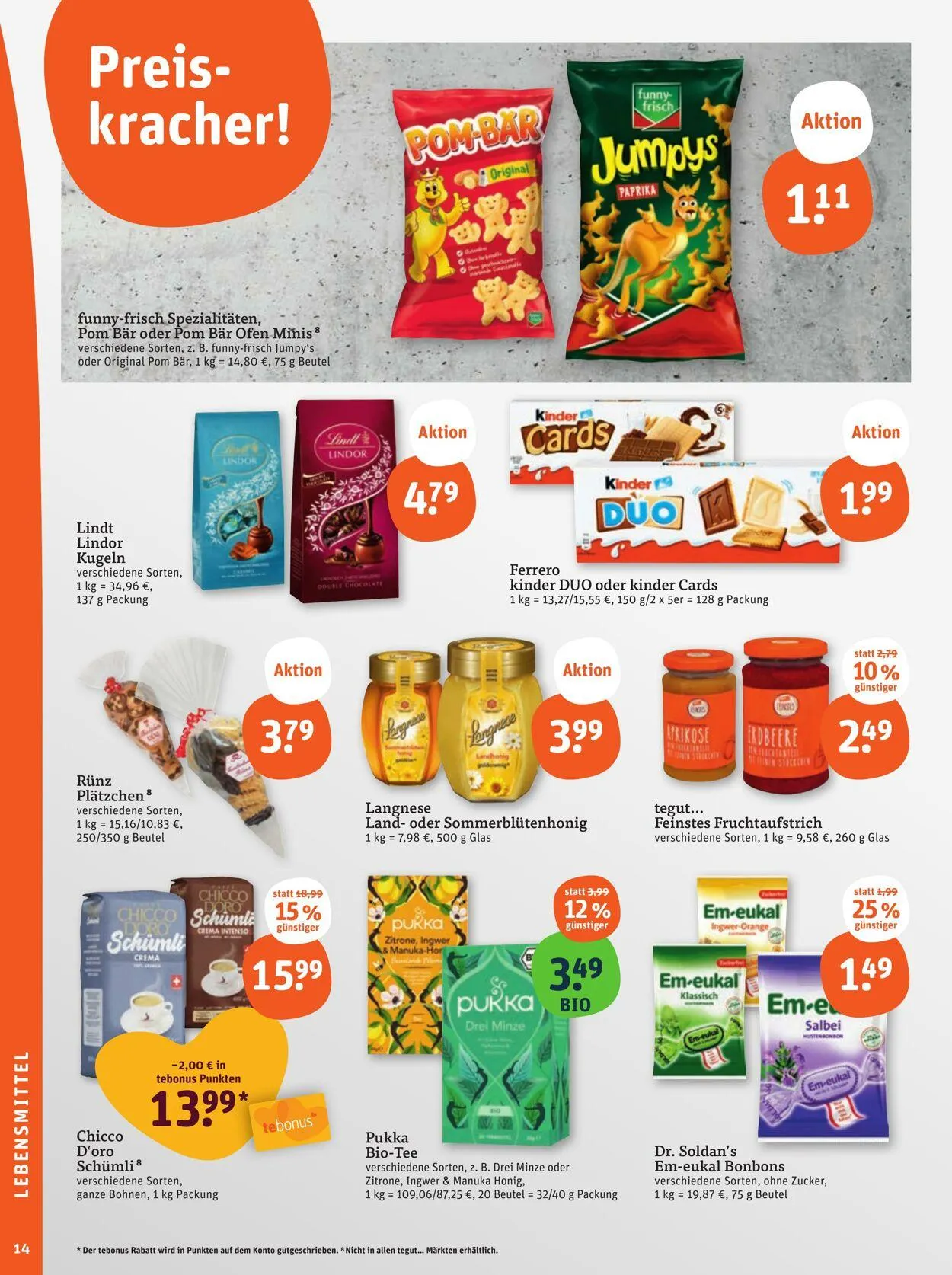 Tegut Aktueller Prospekt von 1. September bis 7. September 2025 - Prospekt seite 16