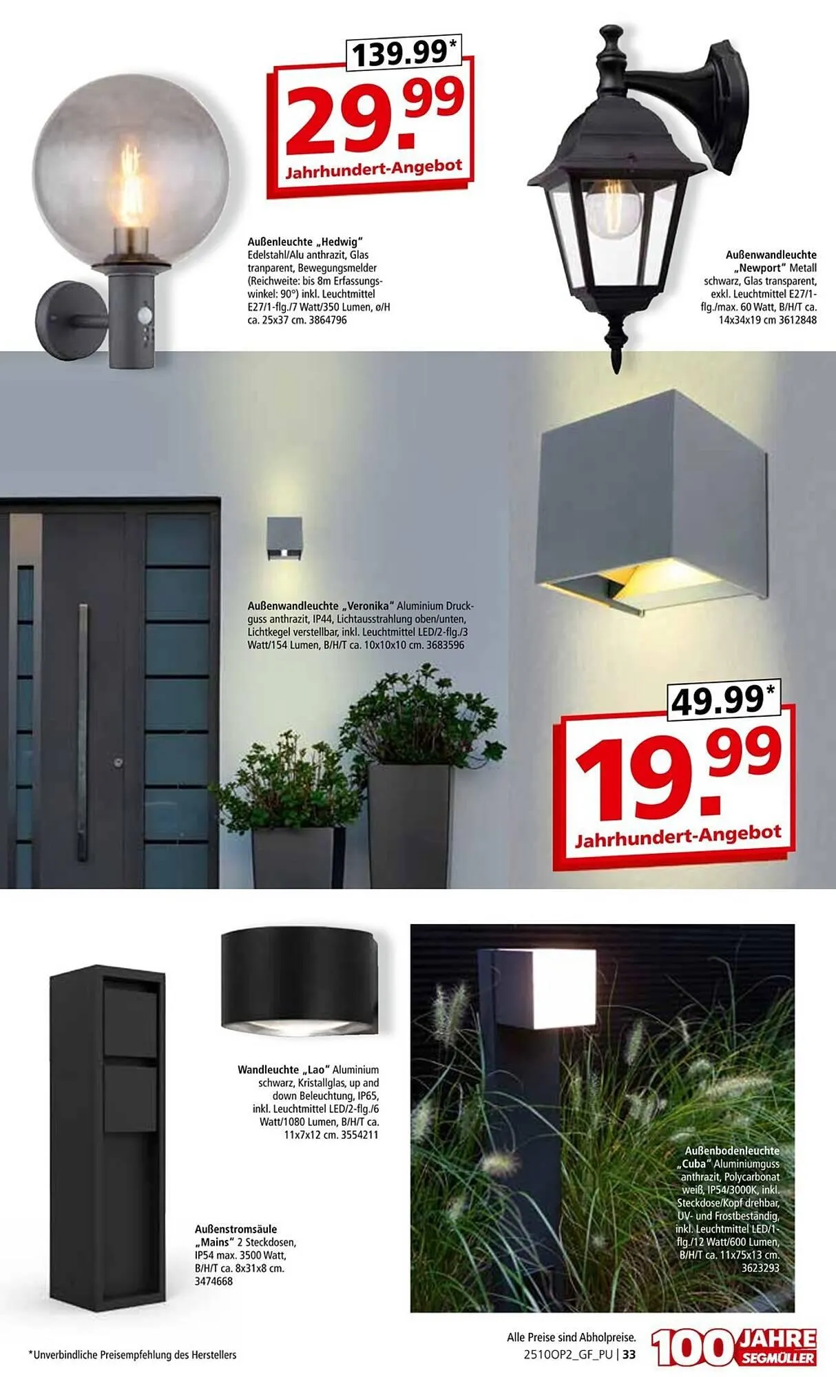 Segmüller Prospekt von 29. September bis 4. Januar 2026 - Prospekt seite 33