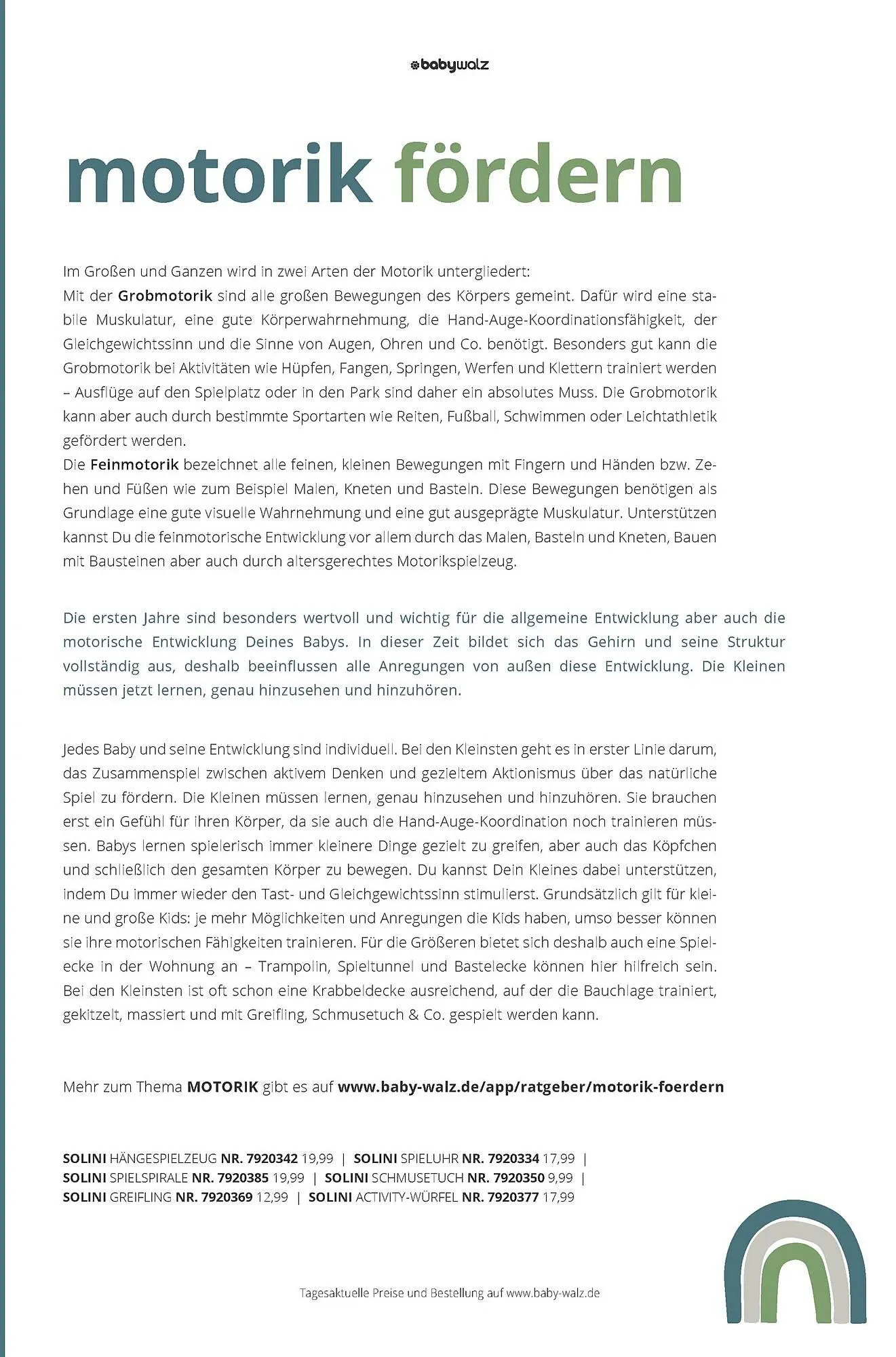 Baby Walz Prospekt von 29. November bis 1. Februar 2025 - Prospekt seite 31