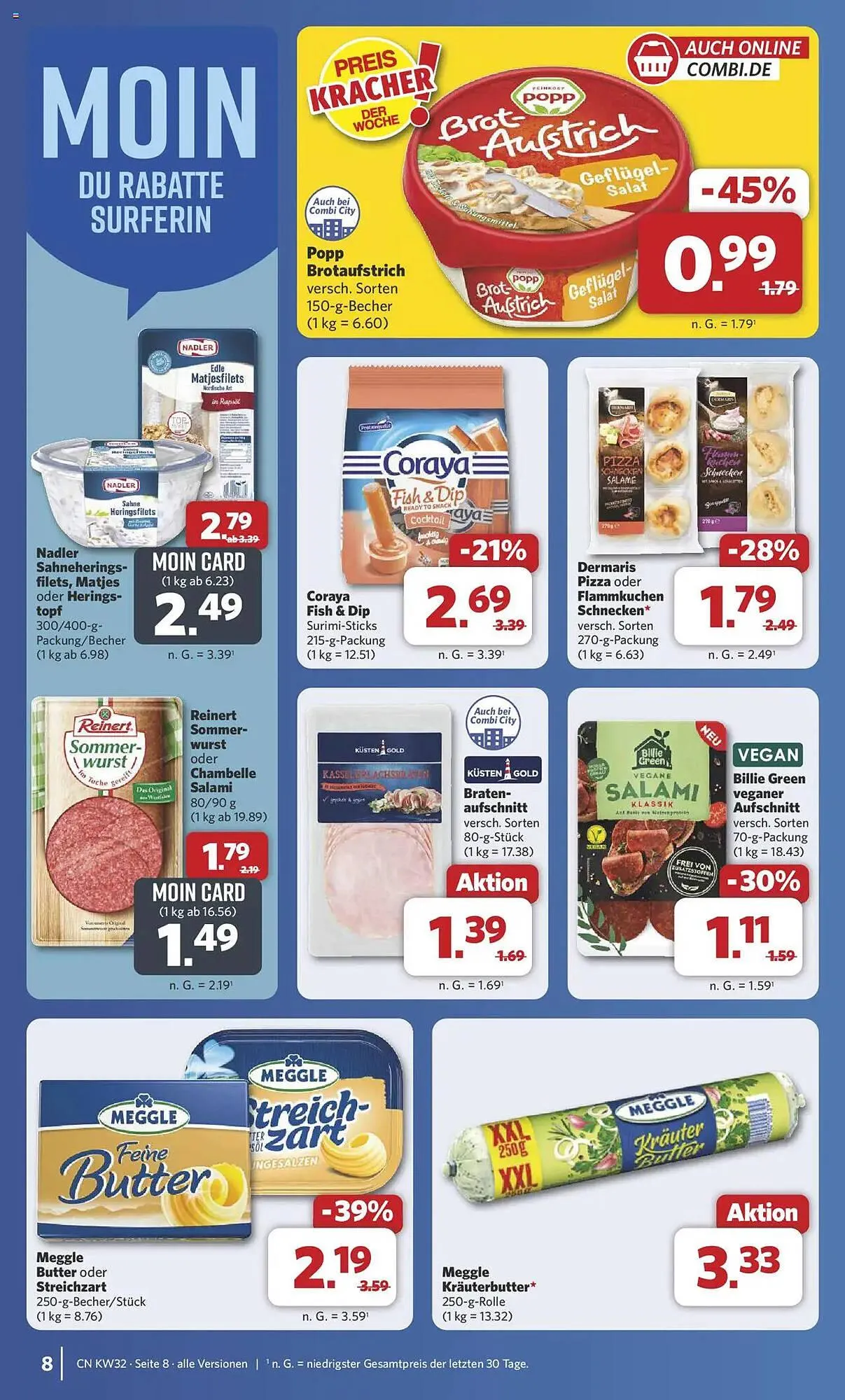 Combi Prospekt von 3. August bis 9. August 2025 - Prospekt seite 8