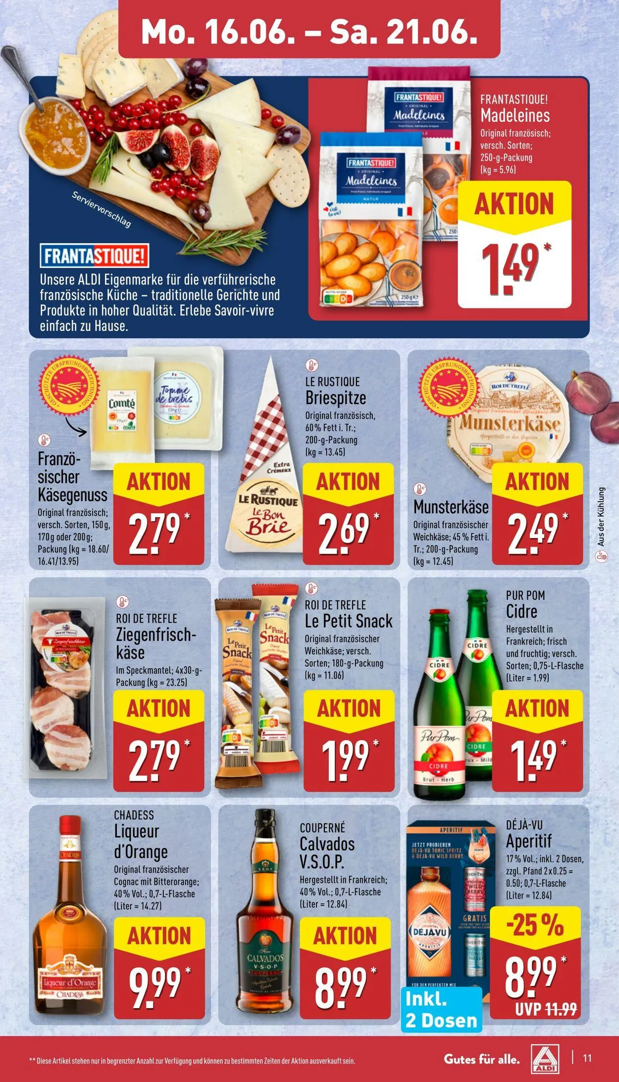 Aldi-Nord von 16. Juni bis 21. Juni 2025 - Prospekt seite 11