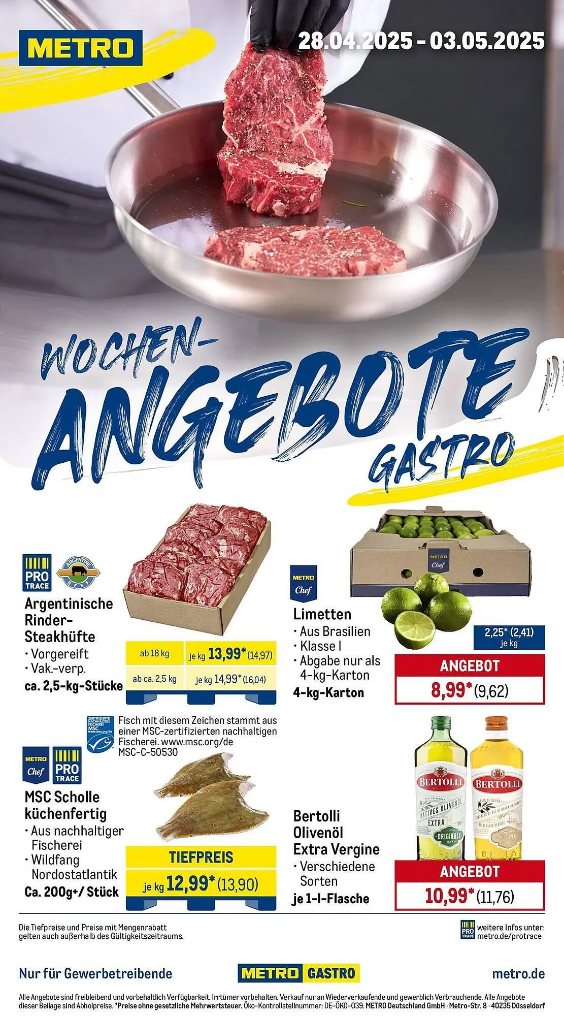 METRO Prospekt von 28. April bis 3. Mai 2025 - Prospekt seite 1