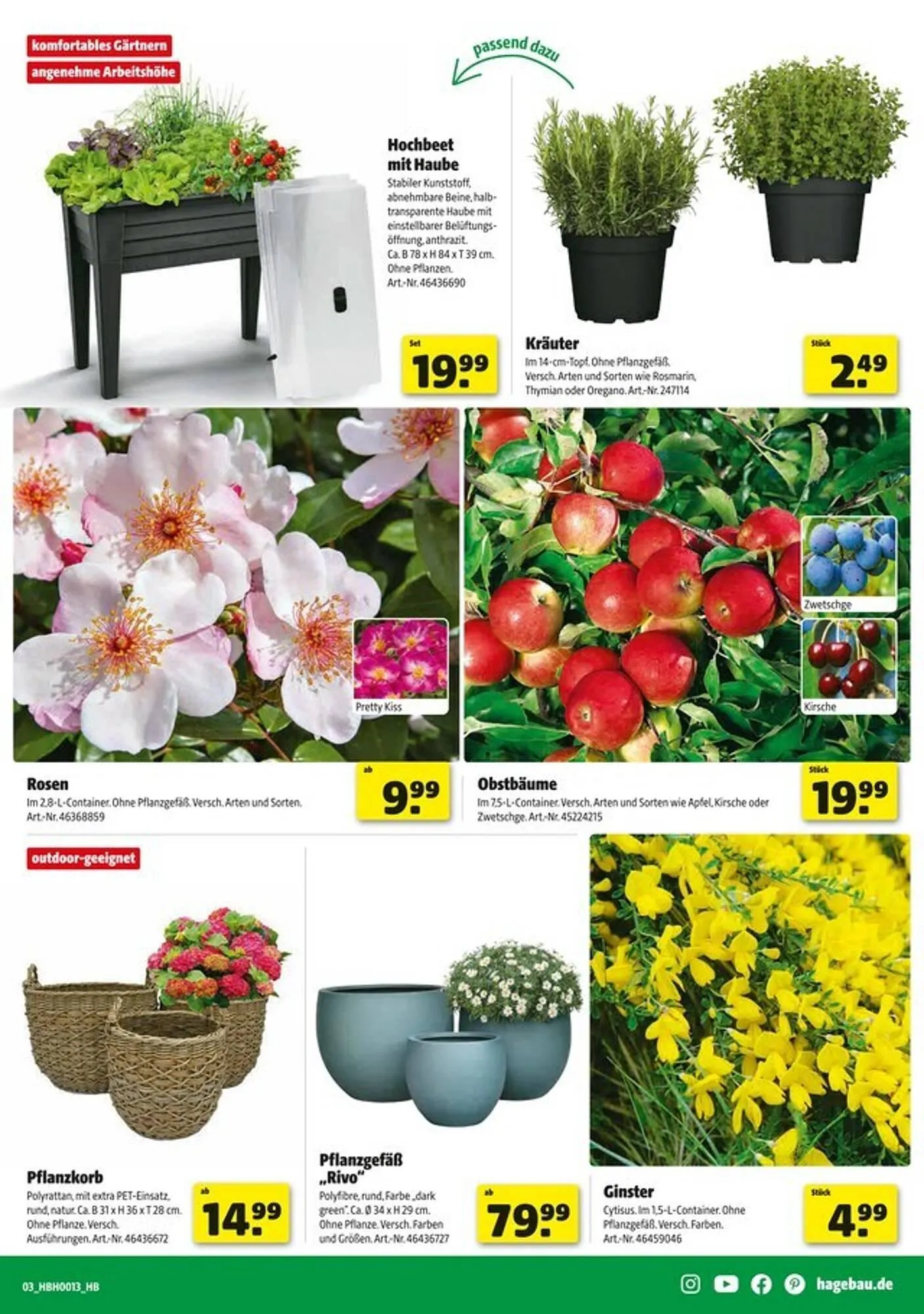 Hagebau Prospekt von 22. März bis 29. März 2025 - Prospekt seite 3