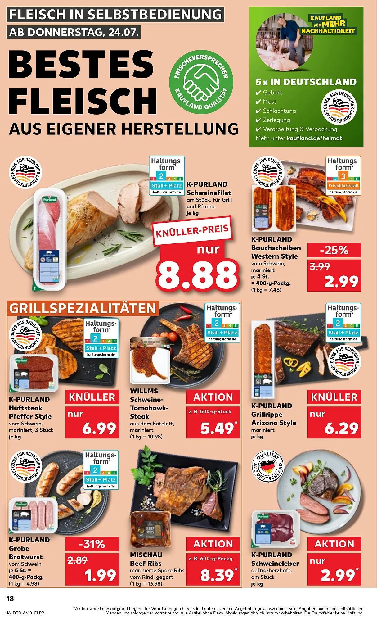 Kaufland Prospekt von 24. Juli bis 30. Juli 2025 - Prospekt seite 18