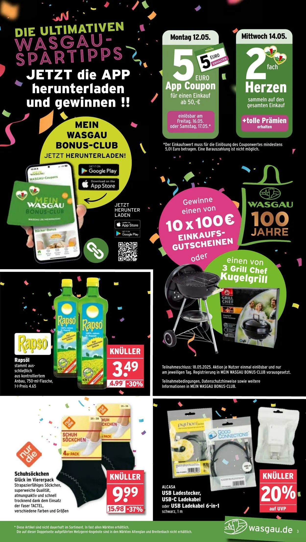 Wasgau von 12. Mai bis 17. Mai 2025 - Prospekt seite 3