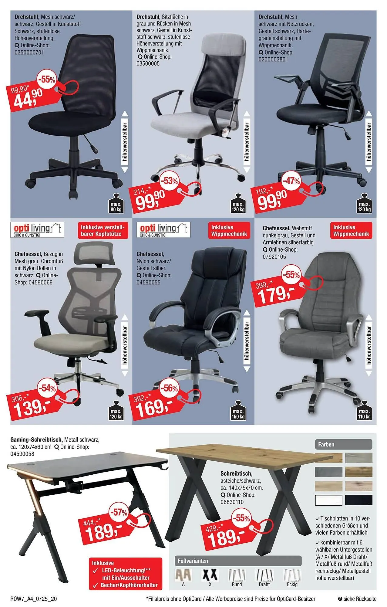 Opti Wohnwelt Prospekt von 26. Juni bis 13. Juli 2025 - Prospekt seite 20