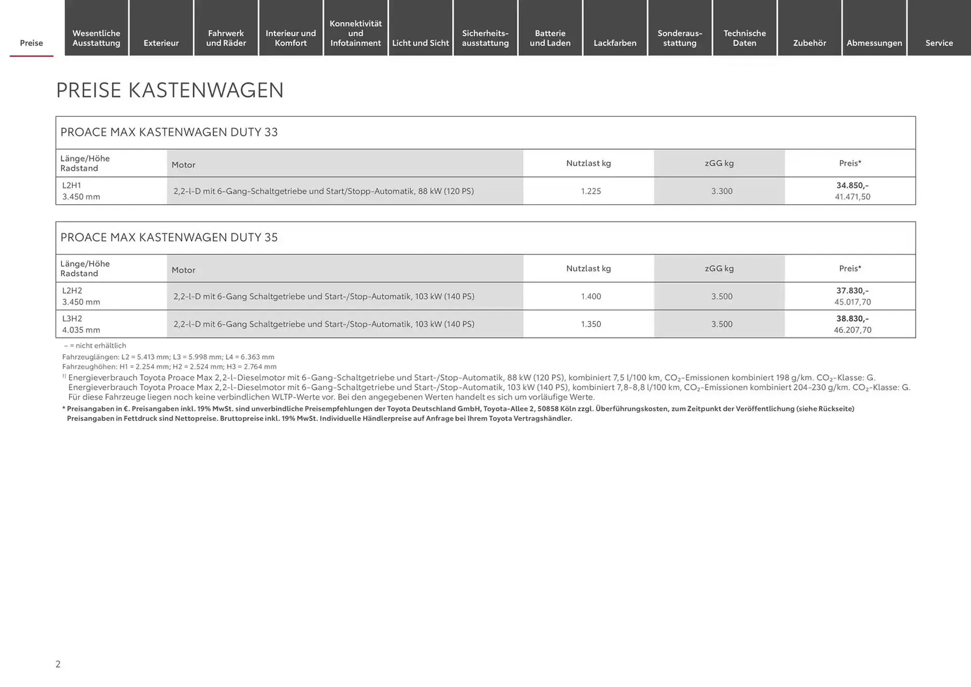 Toyota Prospekt von 3. Dezember bis 3. Dezember 2025 - Prospekt seite 2
