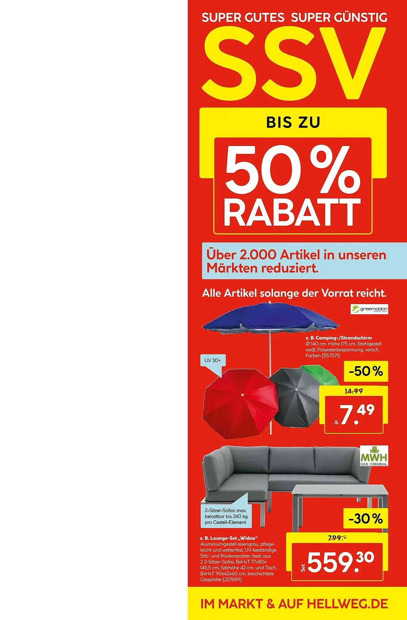 Hellweg Prospekt von 30. Juni bis 5. Juli 2025 - Prospekt seite 2