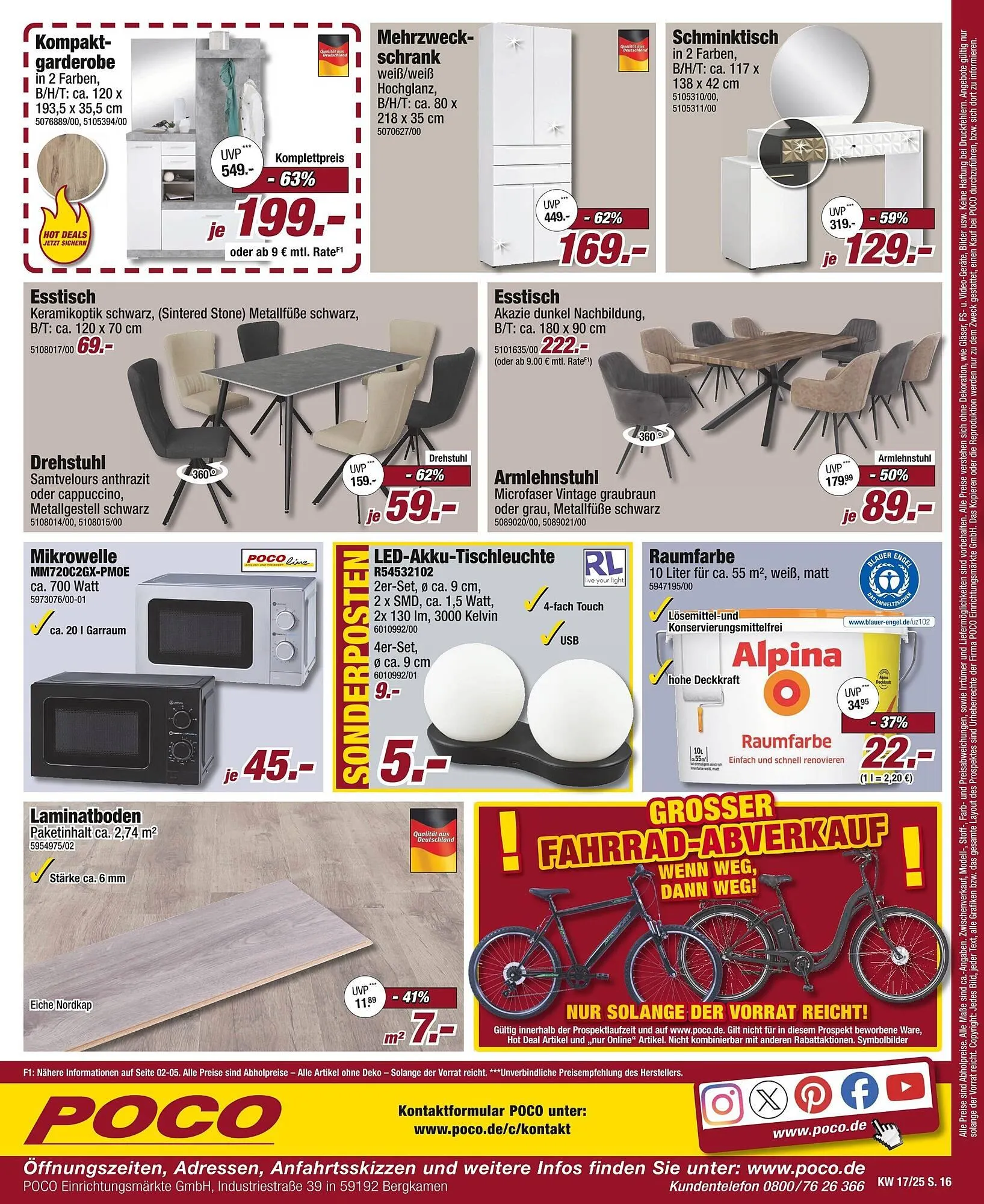 Poco Prospekt von 19. April bis 25. April 2025 - Prospekt seite 16