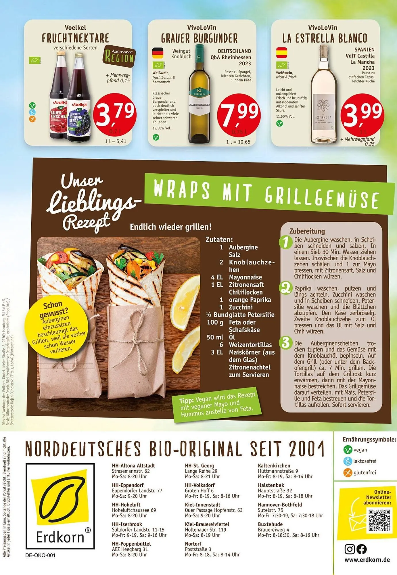 Erdkorn Biomarkt Prospekt von 24. April bis 21. Mai 2025 - Prospekt seite 8