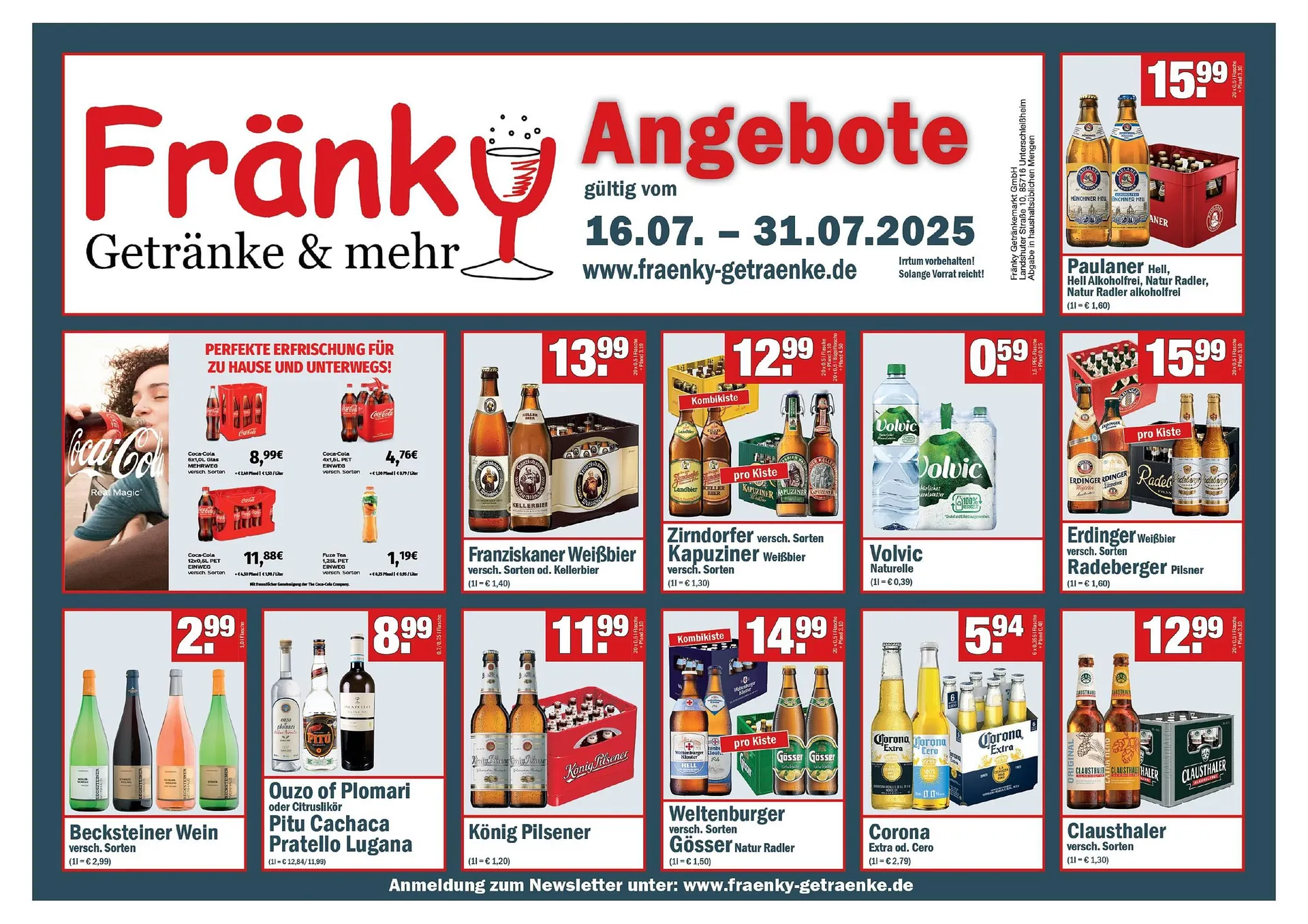 Fränky Getränke Prospekt - 1